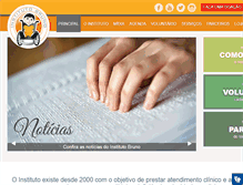 Tablet Screenshot of institutobruno.org.br